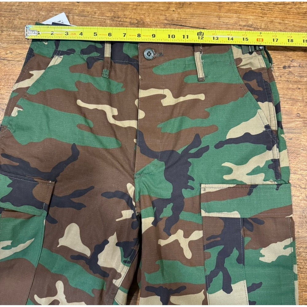 Propper BDU Army Green Woodland Camo Button Fly Ripstop Cargo Pants Men M 32x33 - Picture 7 of 9